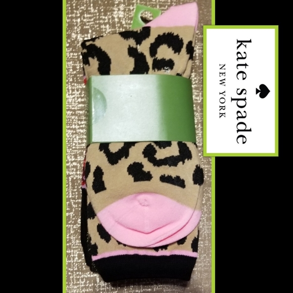 (3) Kate ♠ Spade Sexy Cozy Crew Socks - Picture 4 of 6